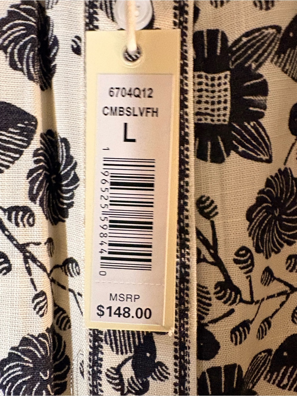 Cottagecore Boho Whimsy Black Floral Maxi Skirt with Black Heart 🖤Leaves NWT - Picture 6 of 7